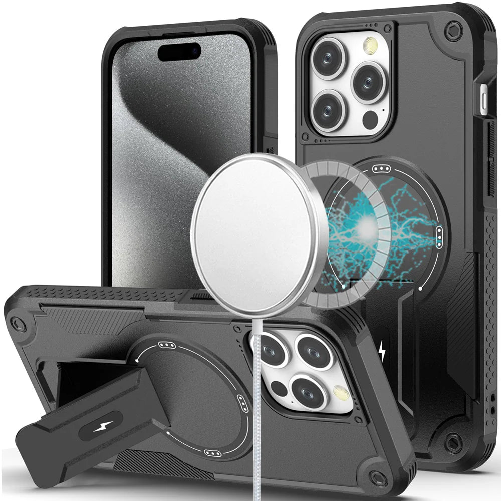 Cover Sturdy Negro para iPhone