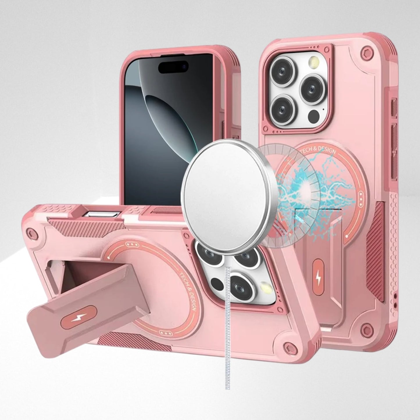 Cover Sturdy Rosado para iPhone
