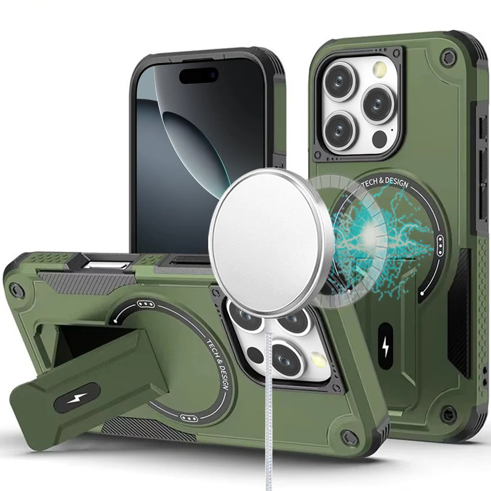 Cover Sturdy Verde para iPhone