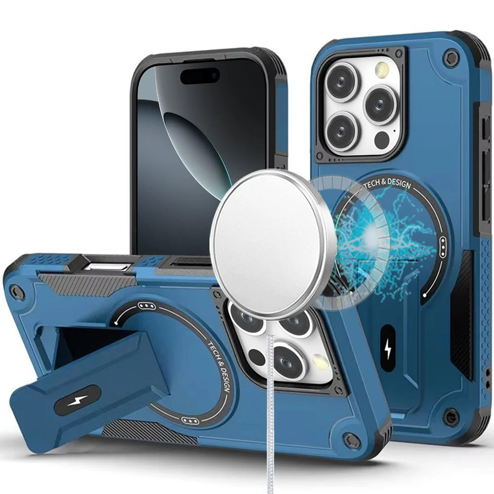 Cover Sturdy Azul para iPhone