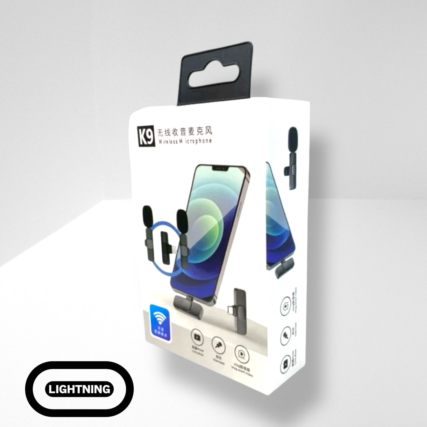 K9 Microfono Inálambrico Lightning para iPhone