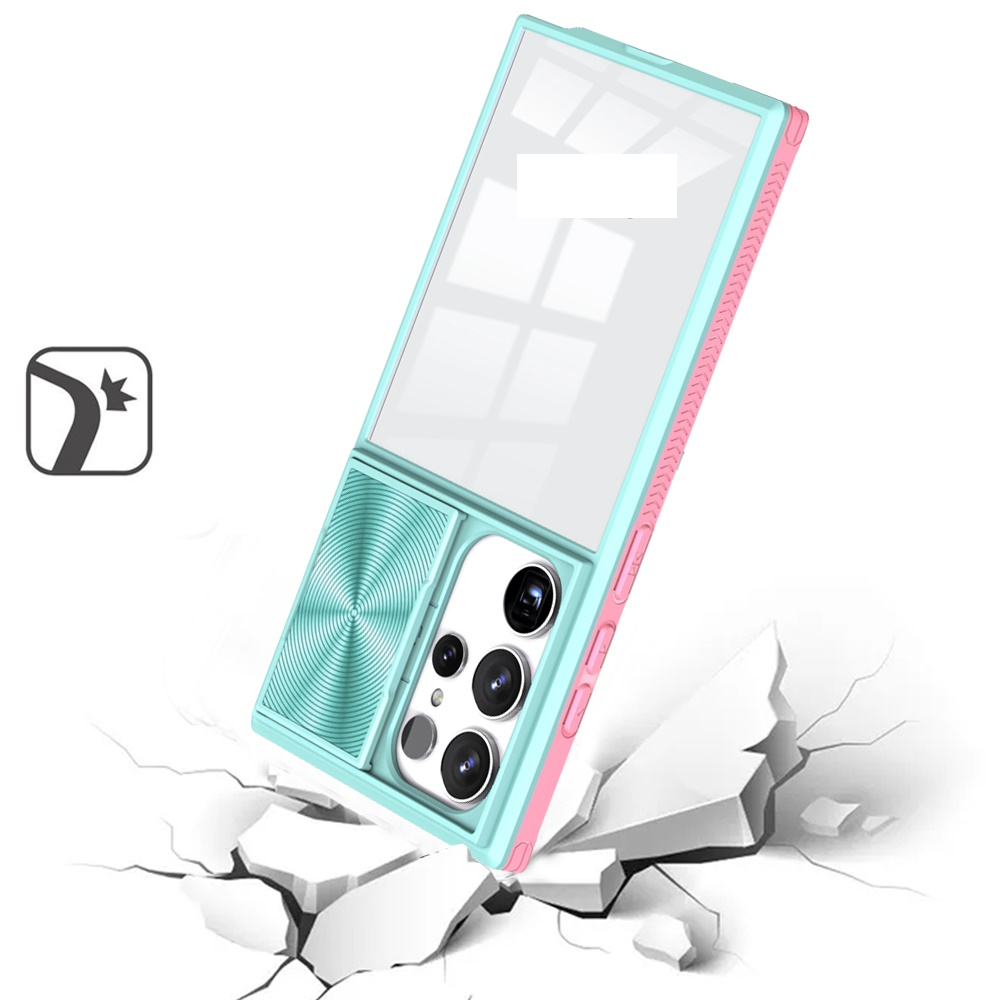 Cover Fusion Rosado/Verde para Samsung
