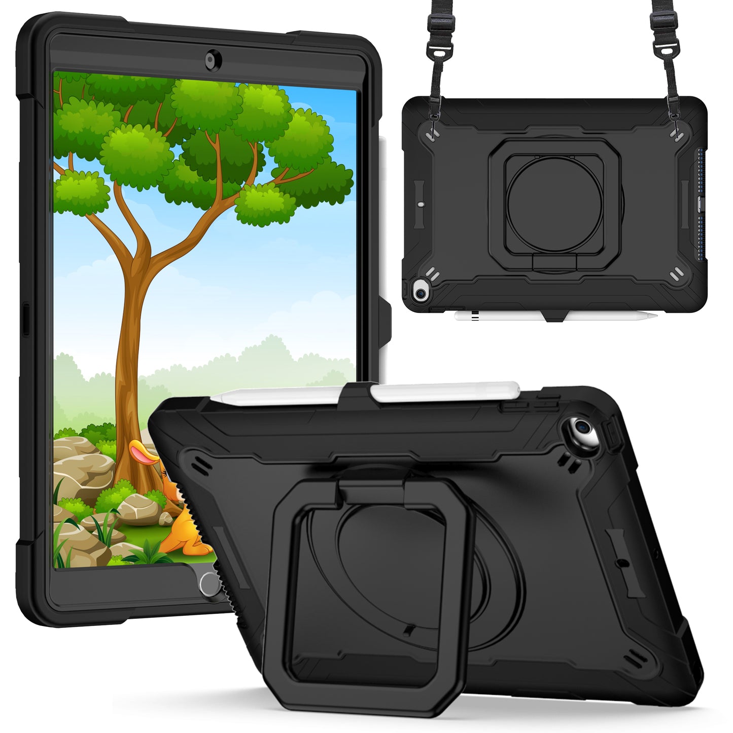 Cover 360 para iPad - Negro
