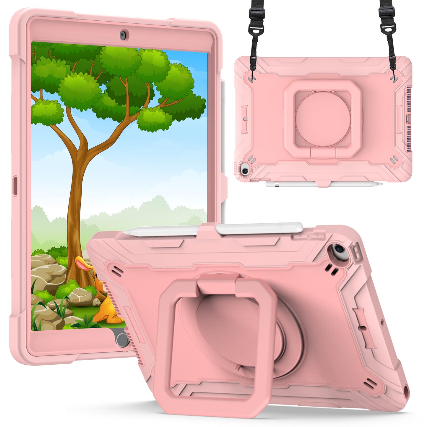 Cover 360 para iPad - Rosado
