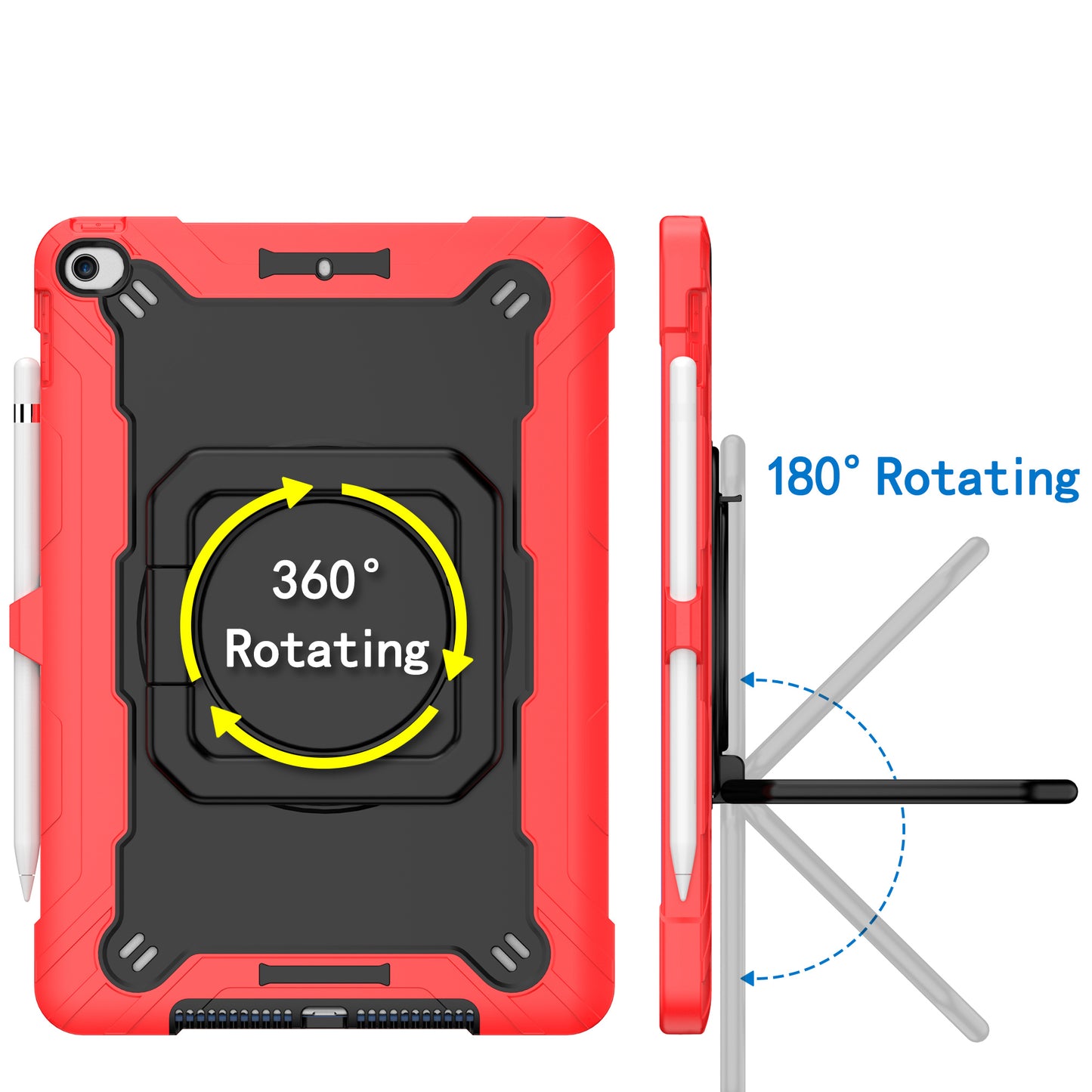 Cover 360 para iPad - Rojo