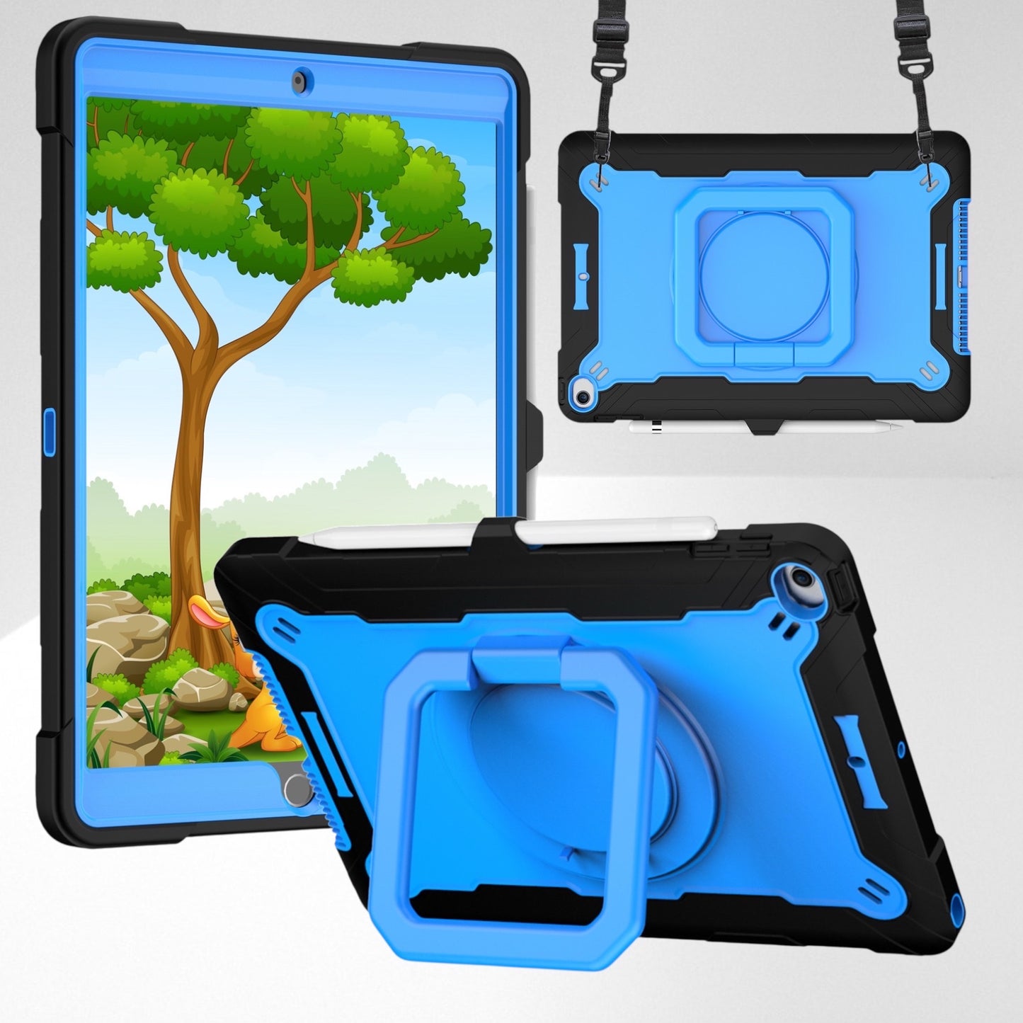 Cover 360 para iPad - Azul