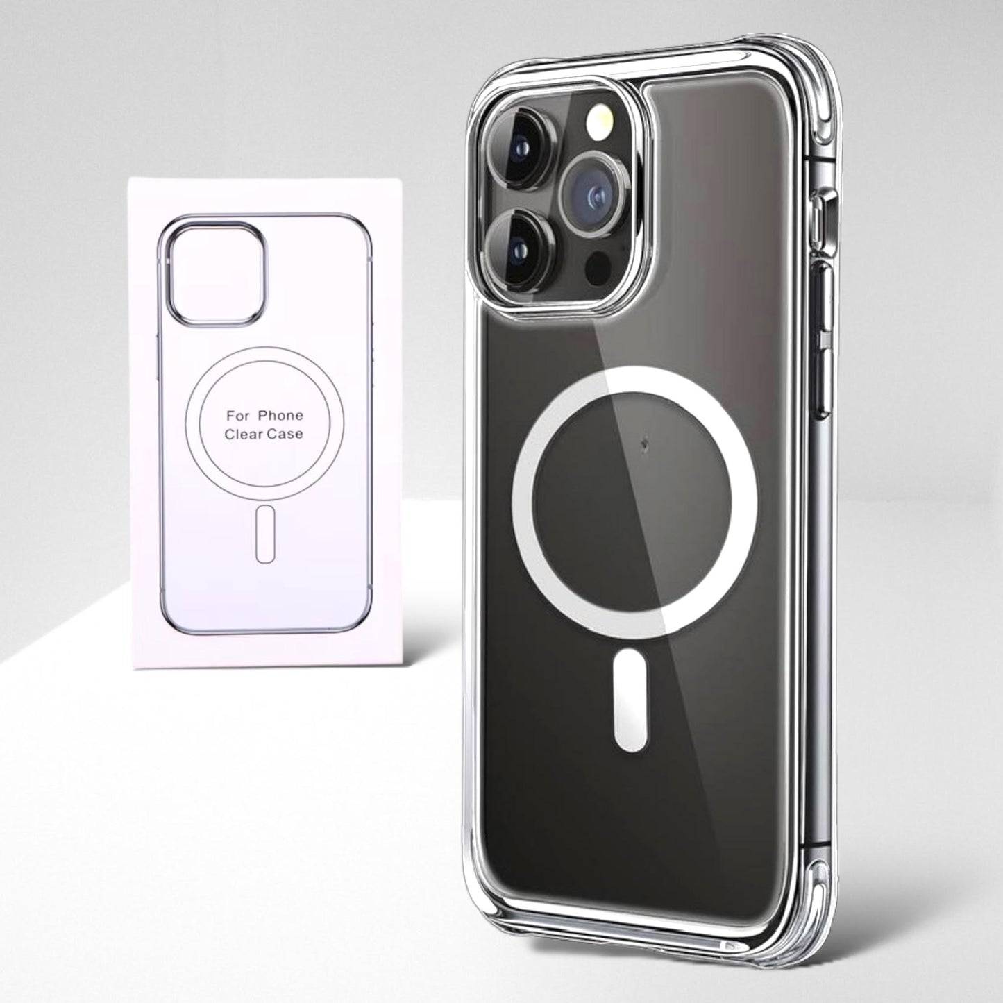 Cover Transparente Magneto para iPhone
