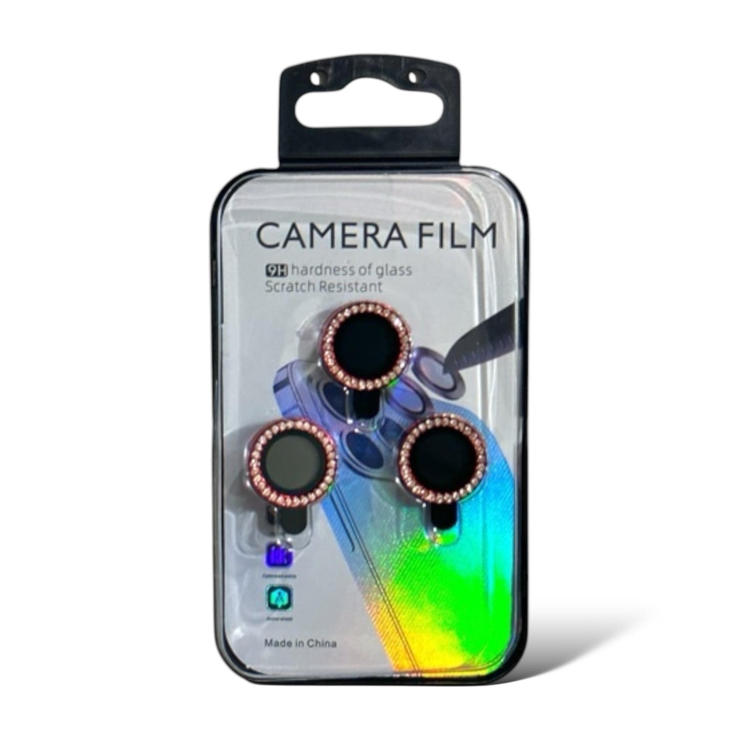 Protector Camara Diamantes para iPhone