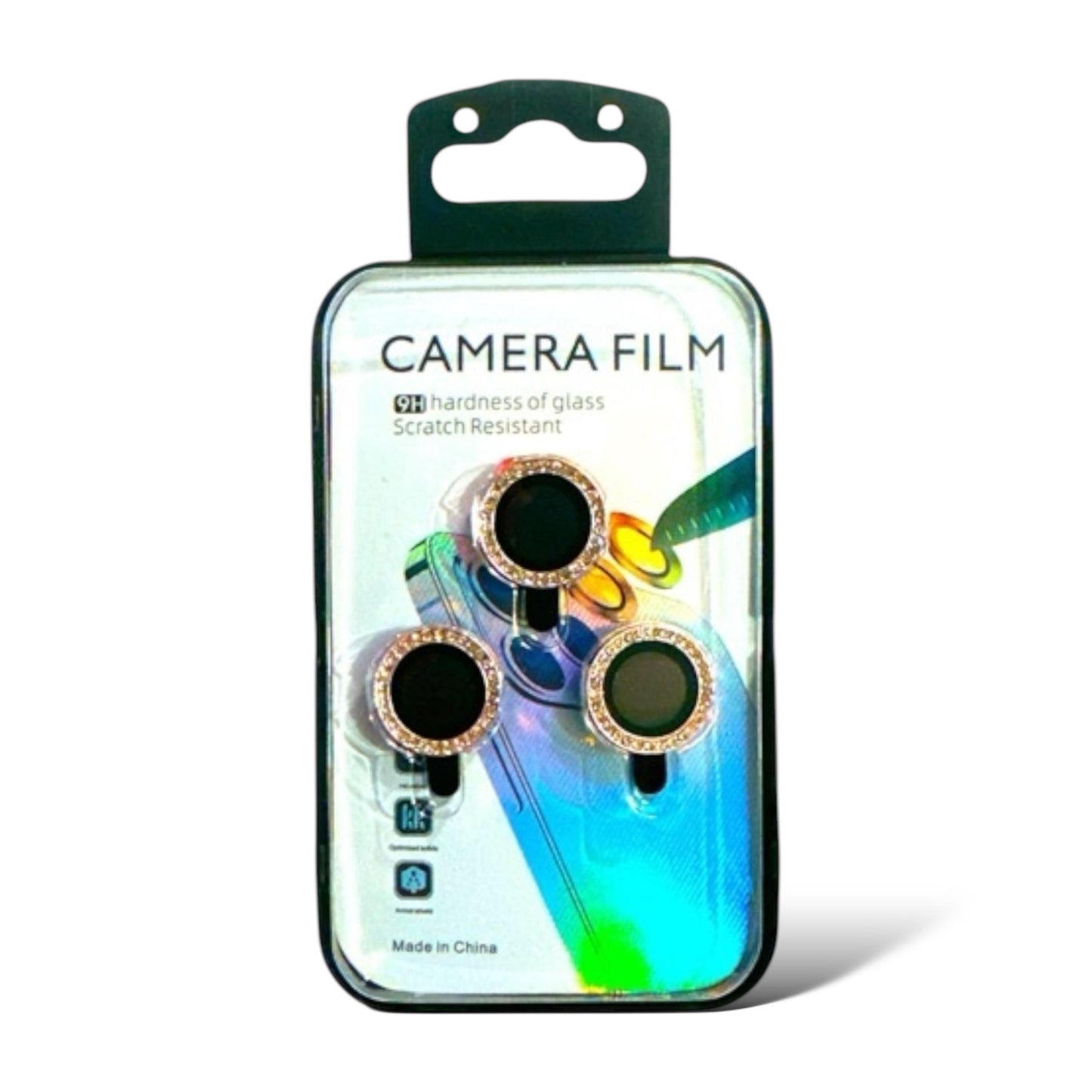 Protector Camara Diamantes para iPhone