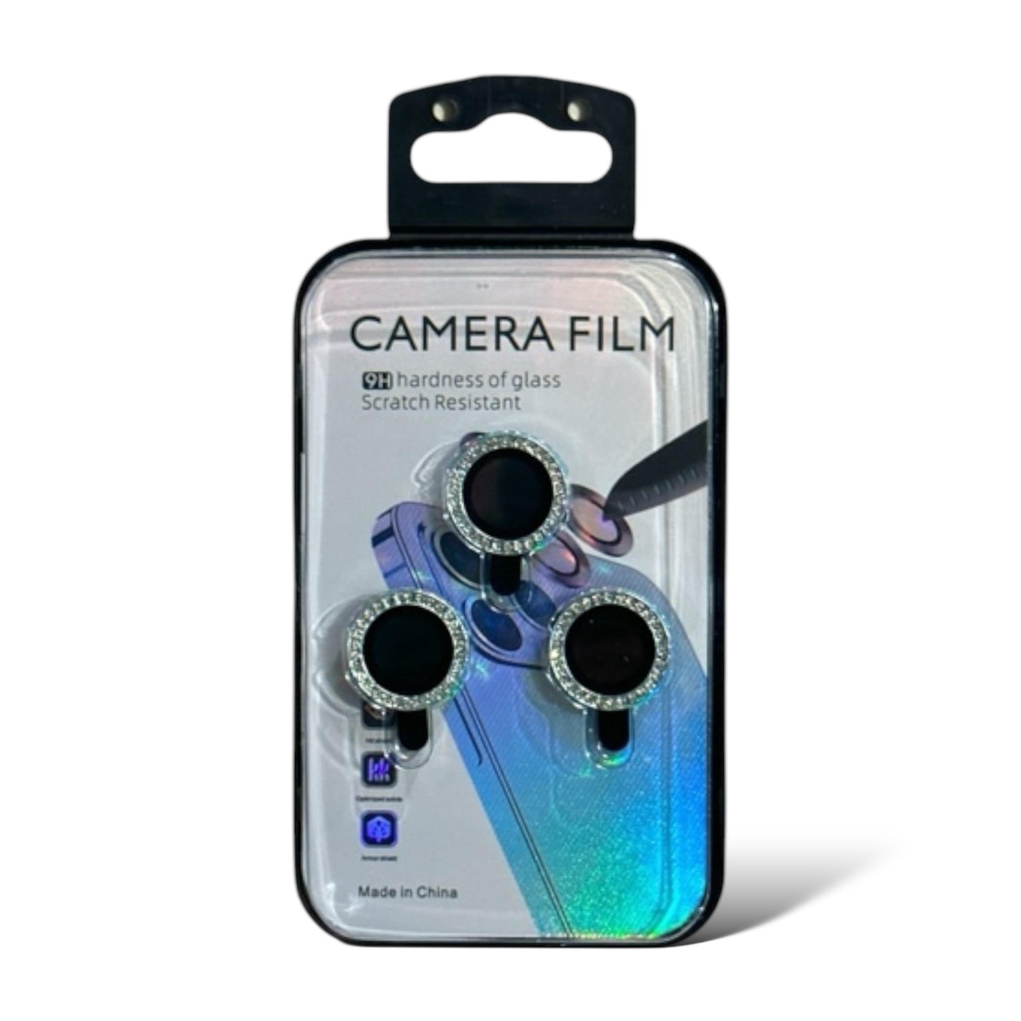 Protector Camara Diamantes para iPhone