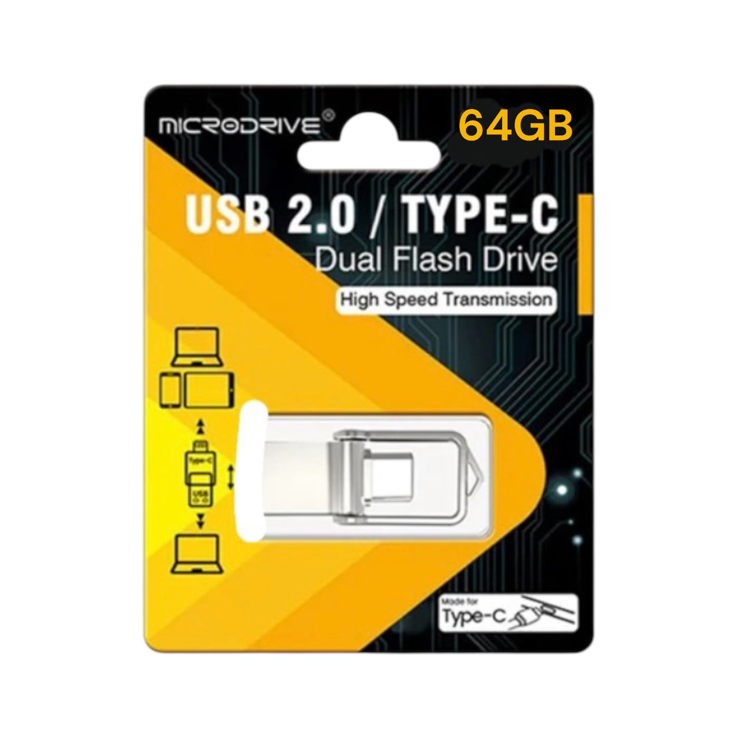 Memoria Doble USB 2.0 - Microdrive
