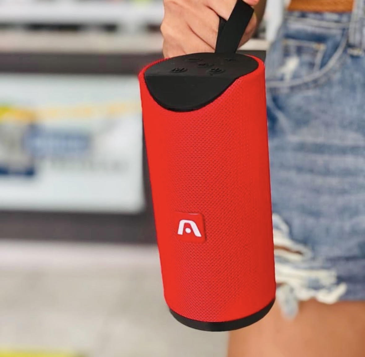 Bocina Bluetooth Argom Tech Drum Beats X Roja
