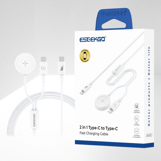 Cable 2 en 1 USB-C + Carga para iWatch - ESEEKGO