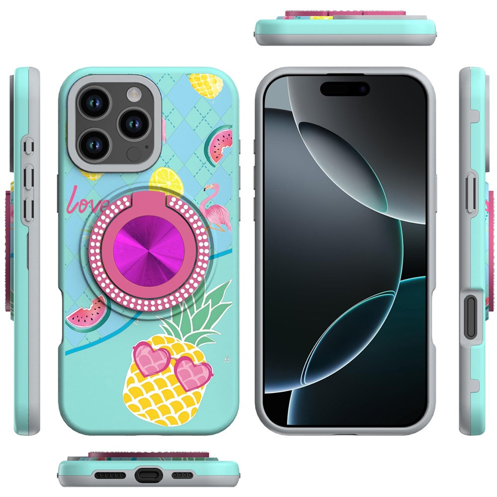 Cover Anillo Diamantes Diseño Verano para iPhone