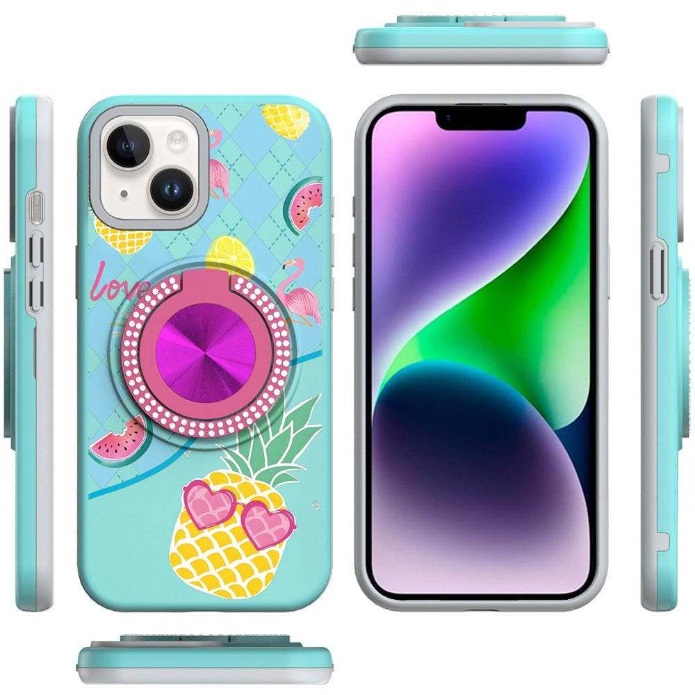 Cover Anillo Diamantes Diseño Verano para iPhone