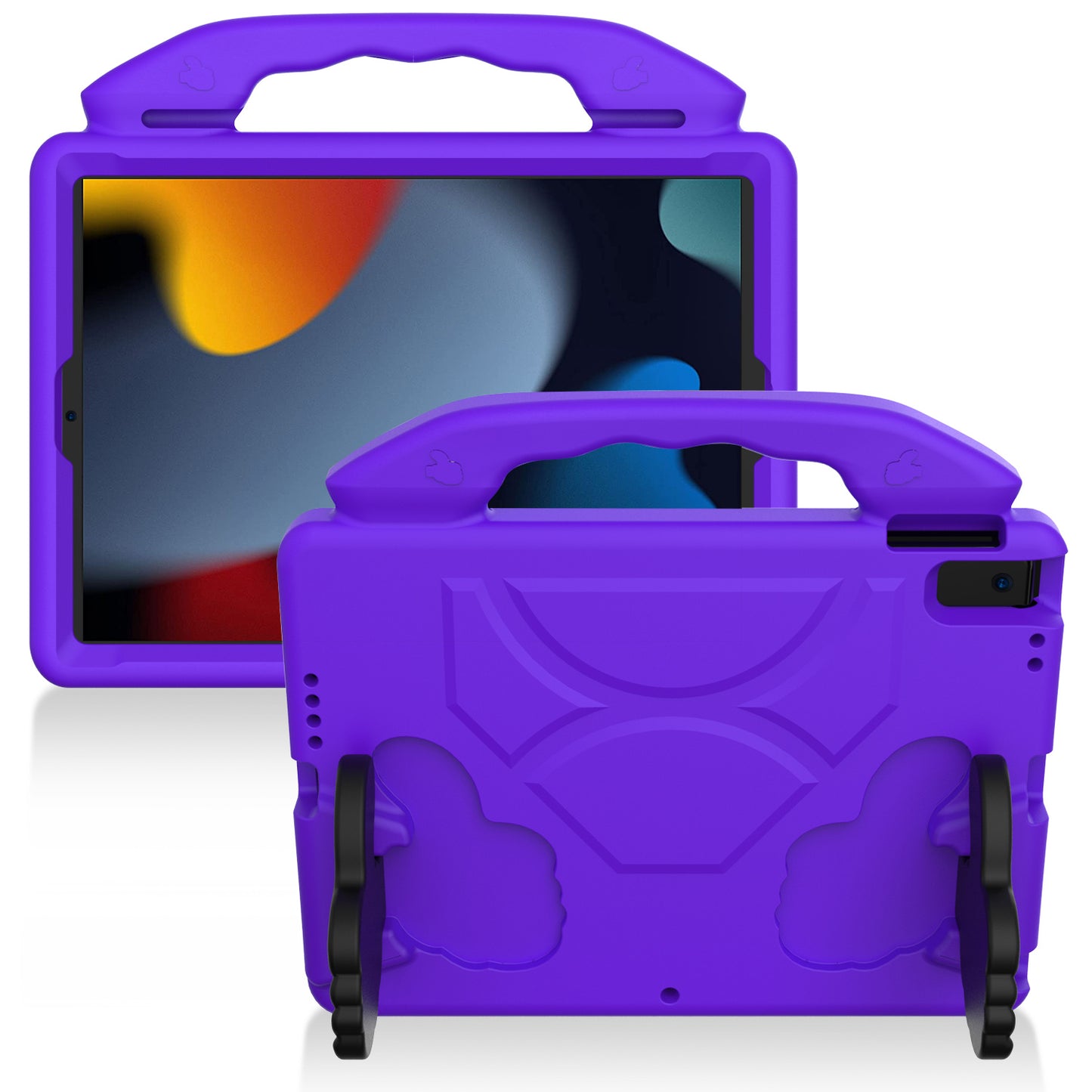 Cover Niños para iPad - Púrpura