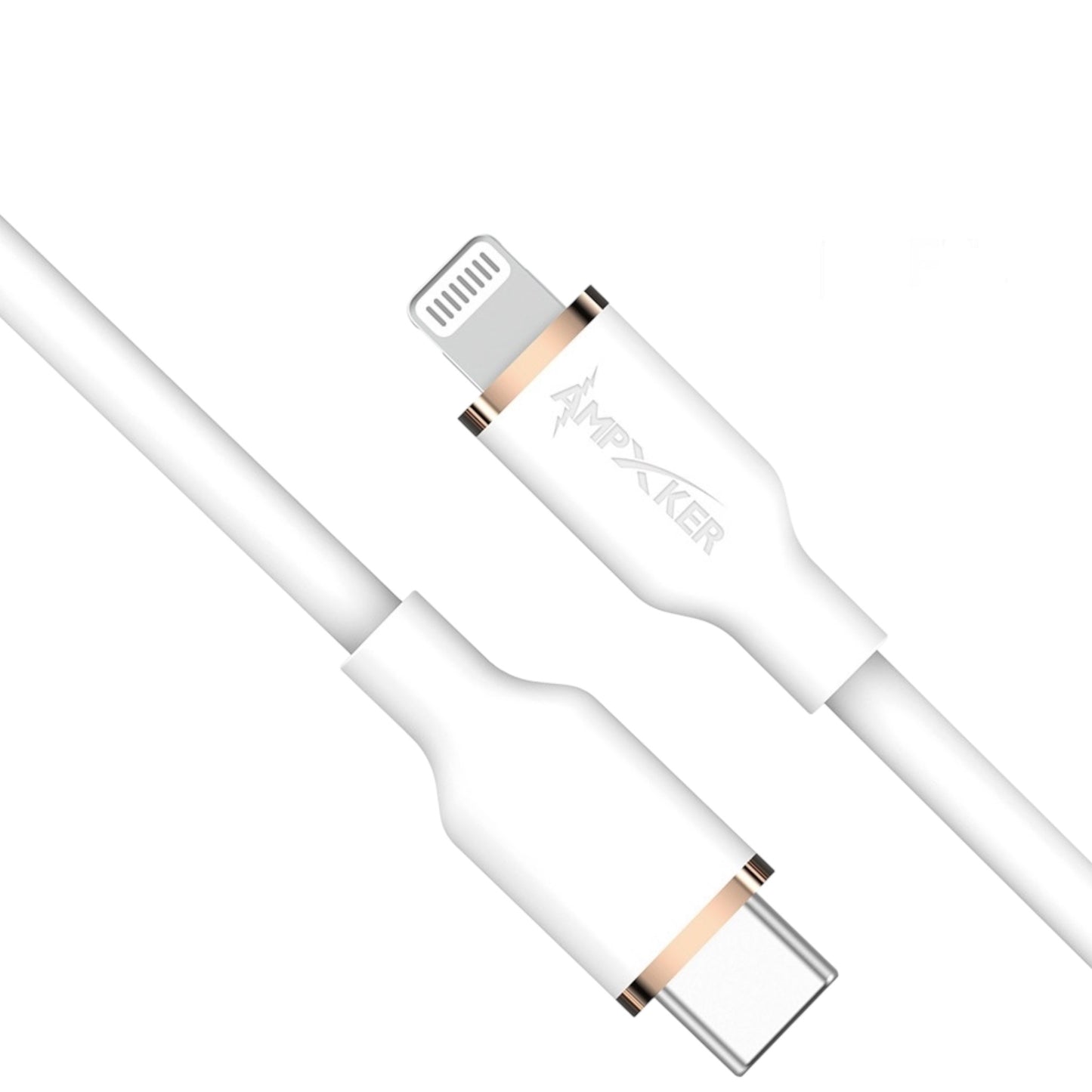 Cable USB-C a Lightning Blanco - Ampxker