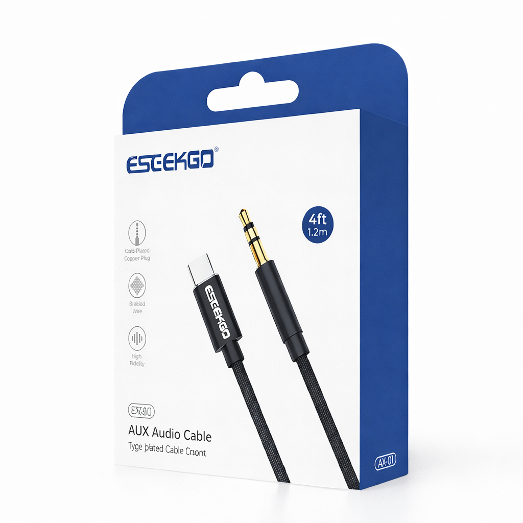 Cable Auxlliar 3.5 a USB-C - ESEEKGO