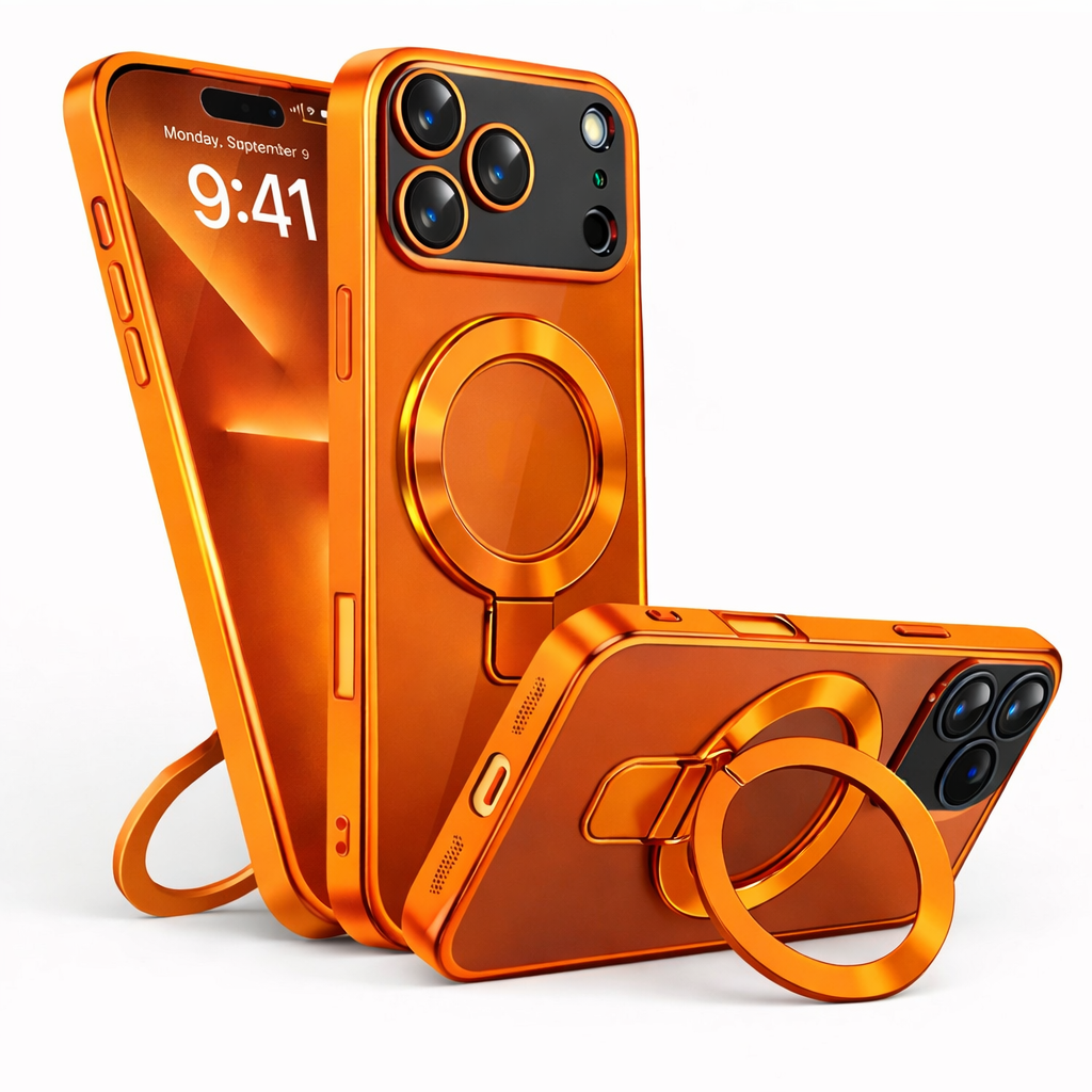 Forro / Cover con Anillo Soporte Compatible con MagSafe para iPhone