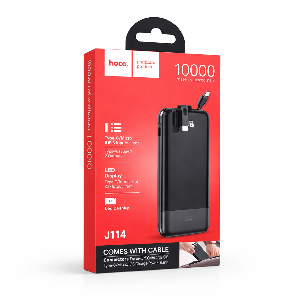 Respaldo de Bateria Hoco J114 10000mAh