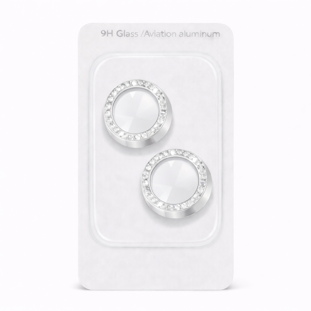 Protector Camara Diamantes para iPhone