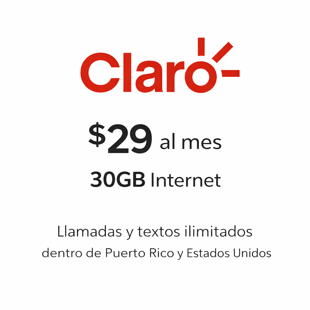 Activación Tarjeta SIM Claro Prepago