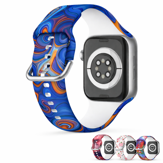 Correa Silicón Hebilla Diseños para Apple Watch