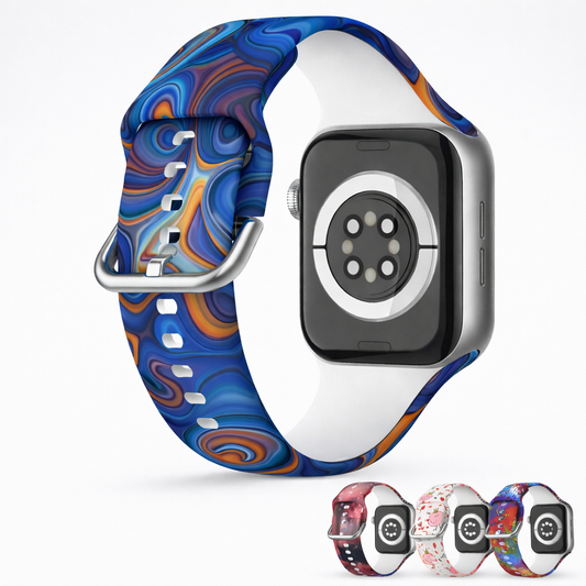 Correa Silicón Hebilla Diseños para Apple Watch