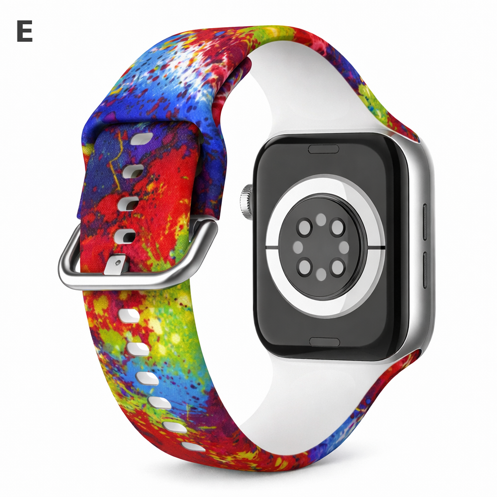 Correa Silicón Hebilla Diseños para Apple Watch