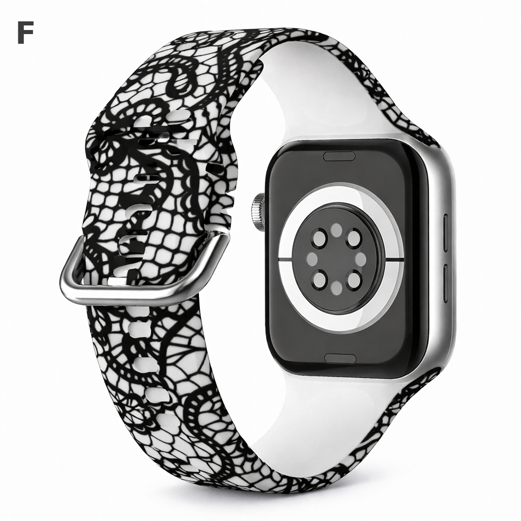Correa Silicón Hebilla Diseños para Apple Watch